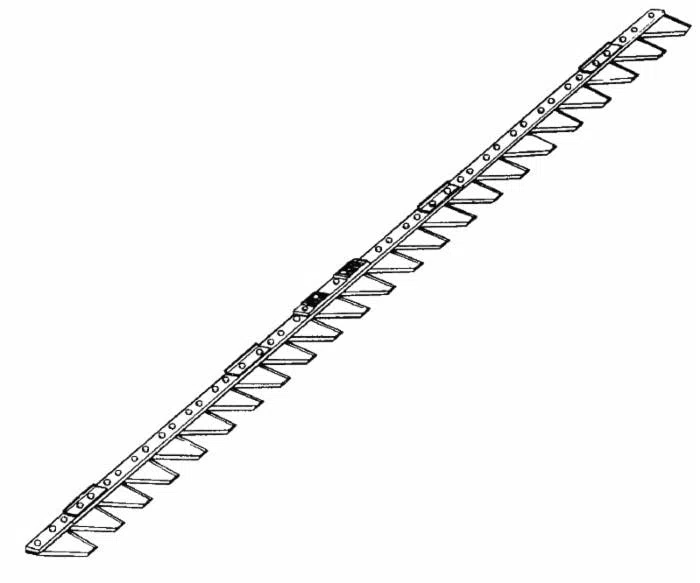 Lama Falciatrice Ama 80 cm per BCS 15 Sezioni Rigate