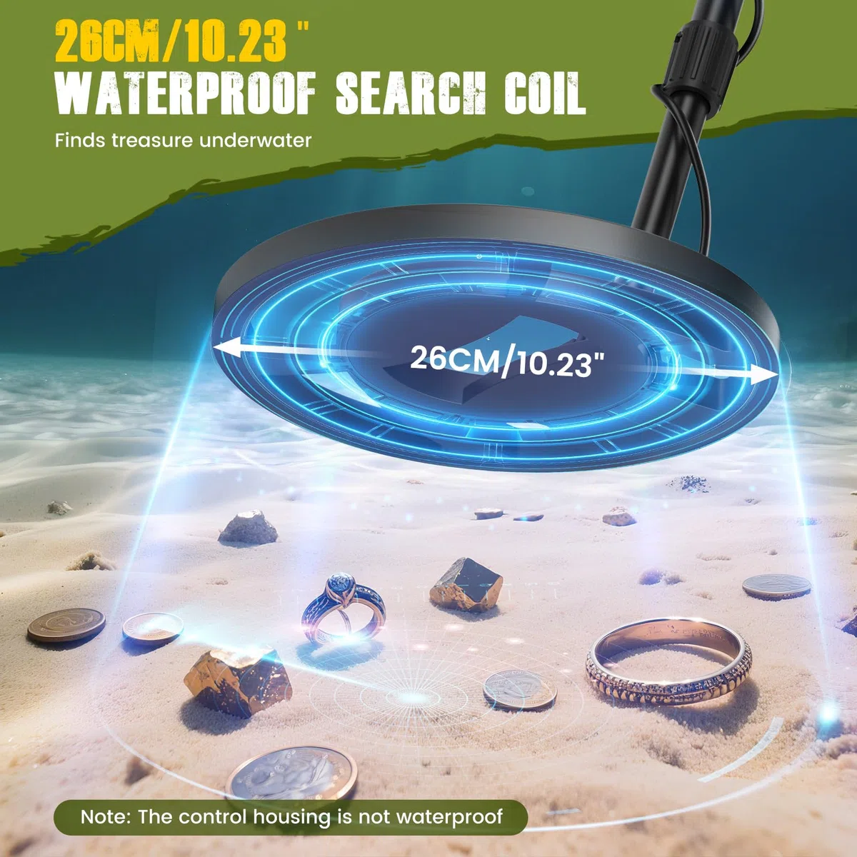 Metal Detector per Adulti e Bambini, Lunghezza, Sensibilità e Audio Regolabili, Tutte le Modalità Metallo/DISC/PP, Display LCD, Kit Rilevatore Oro Professionale per Spiaggia Giardino