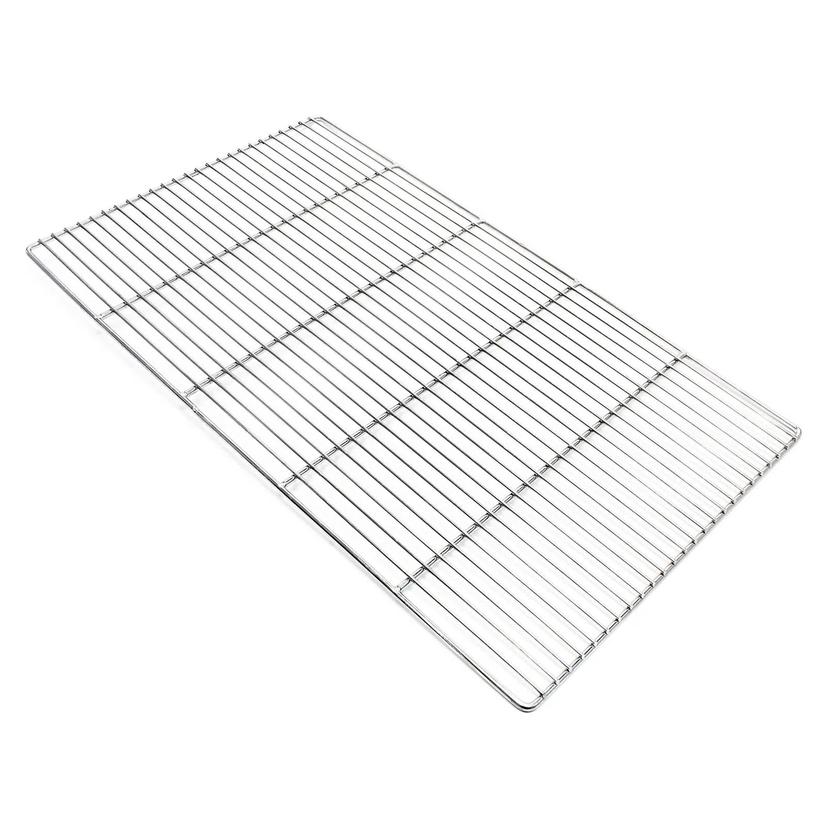 Wiltec Griglia rettangolare in acciaio inox 67 x 40 cm per barbecue a carbone e a gas