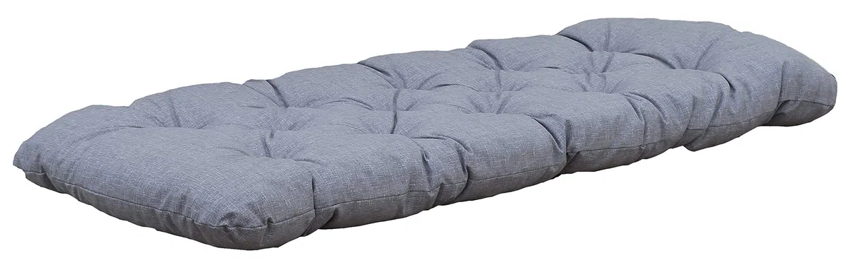Chicreat Cuscino da panchina, grigio chiaro, 120 x 50 x 8 cm