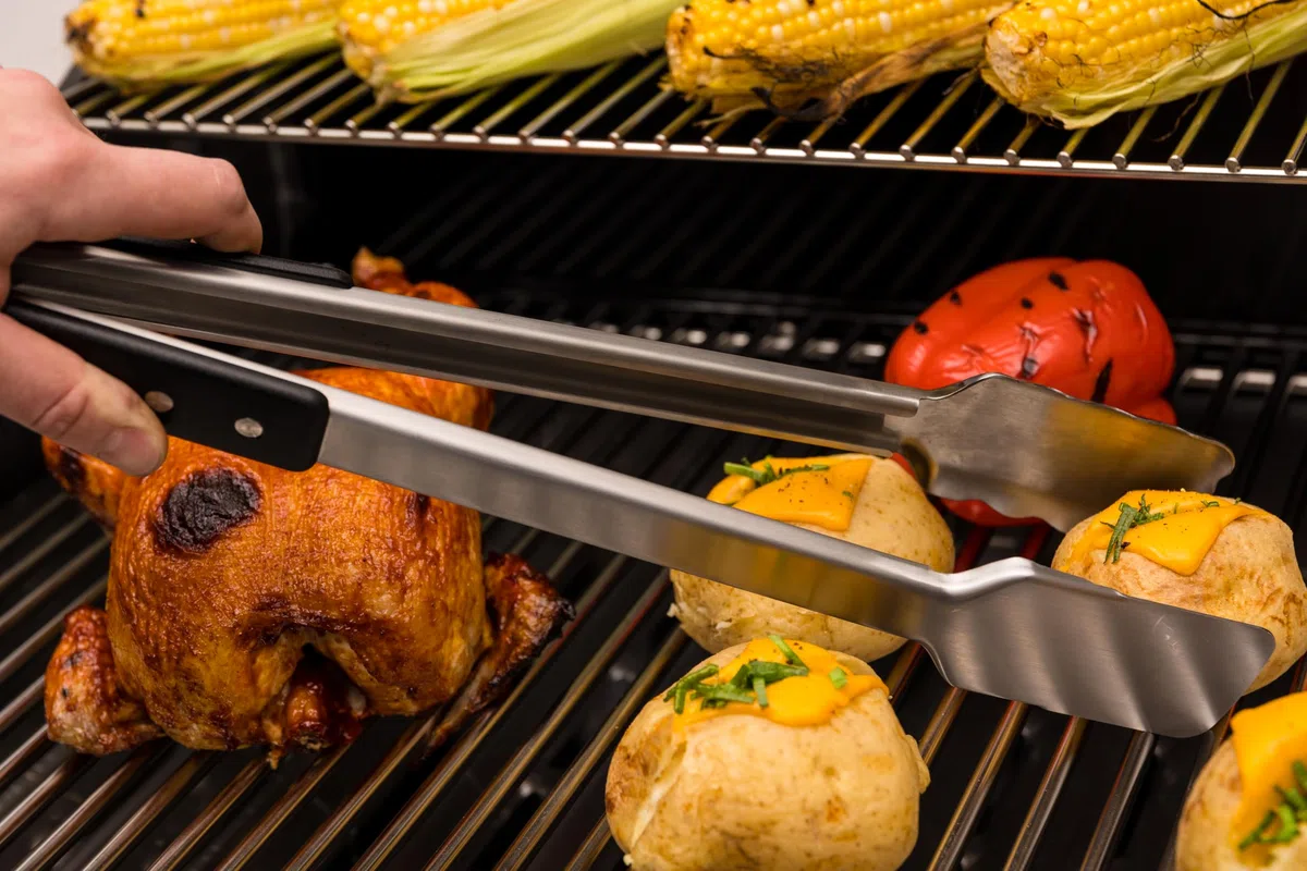 Broil King 64112 Pinza Imperial SS, Argento, Nero