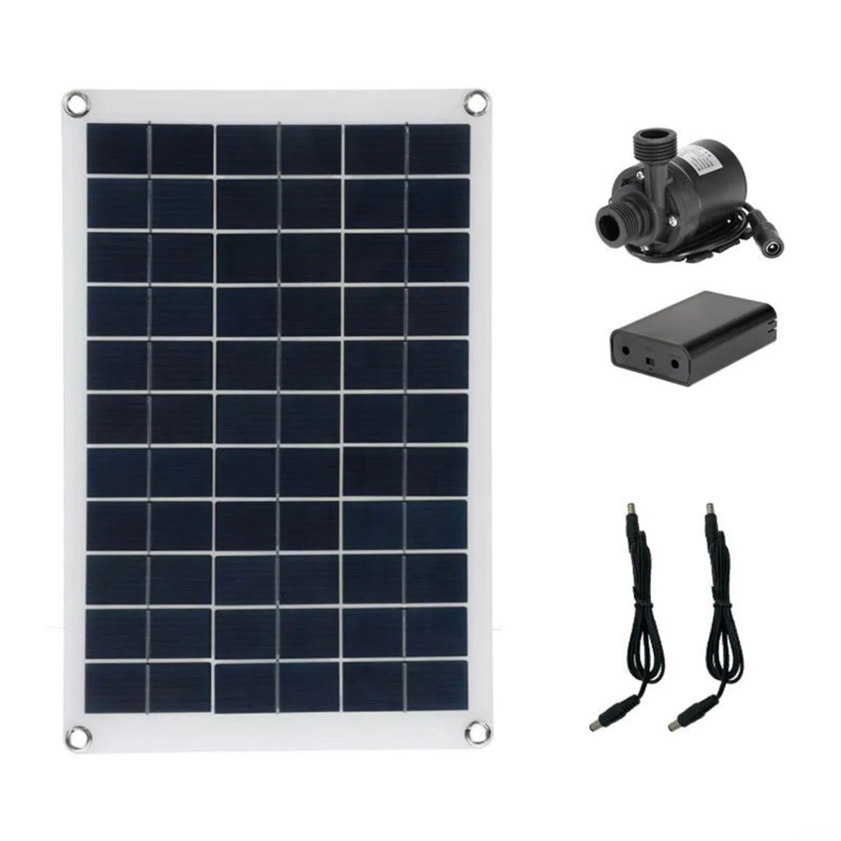 50W 800L/h Pannello Solare Pompa Acqua Set, Pompa Solare A Basso Rumore Cascata Fontana Pond Pump Kit Tool, Fai da Te Pompa Solare Stagno per Giardino, Bagno Uccelli, Acquario