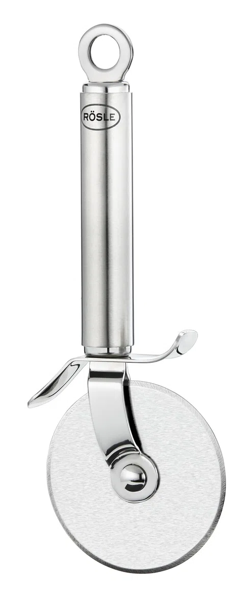 RÖSLE Set per pizza al barbecue con 3 accessori inclusi, pietra refrattaria, pala per infornare la pizza e coltello per pizze e focacce, per preparare una pizza croccante come con il forno a legna