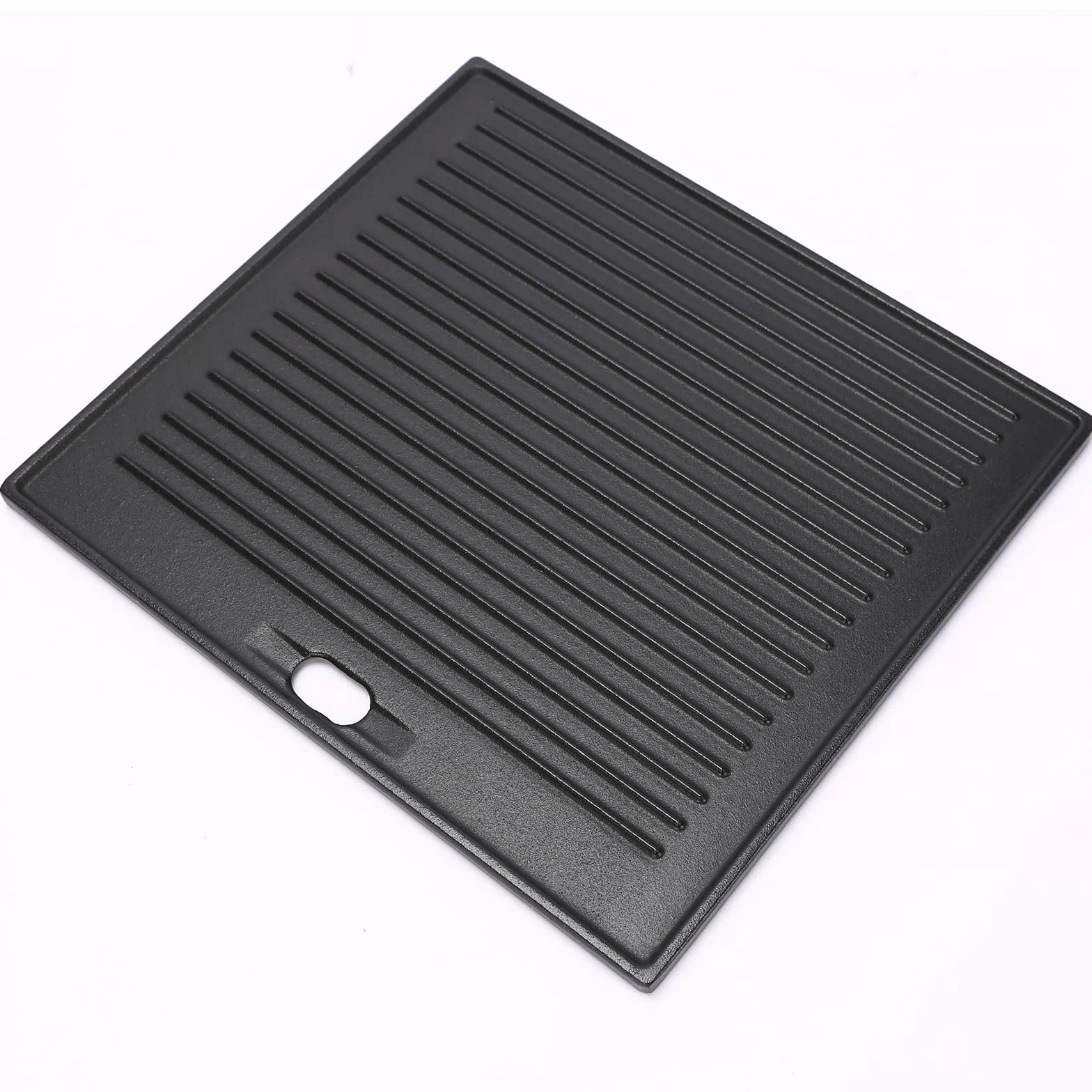 GFTIME Piastra girevole in ghisa, 33,5 x 30 cm, Plancha per Taino Basic 4+1 6+1, Enders San Francisco 3, scanalata su entrambi i lati, piastra in ghisa, accessori per barbecue, piastra in ghisa