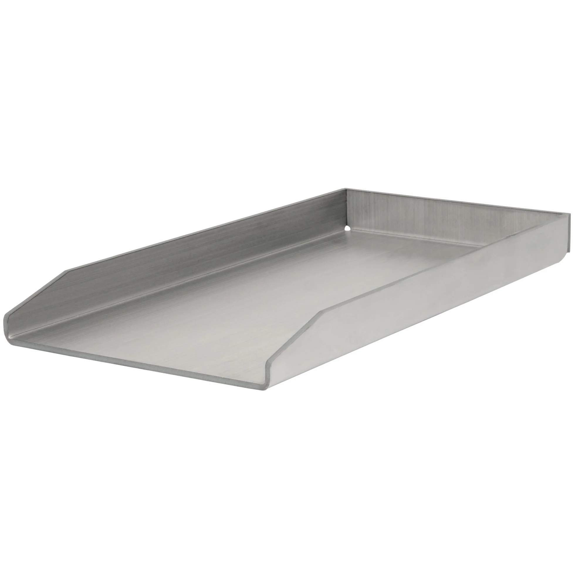 BBQ-Toro Piastra per grill in acciaio inox, Plancha, rettangolare, 26 x 44,5 cm, universale e massiccia, piastra di cottura per grill a carbone e a gas e altro ancora