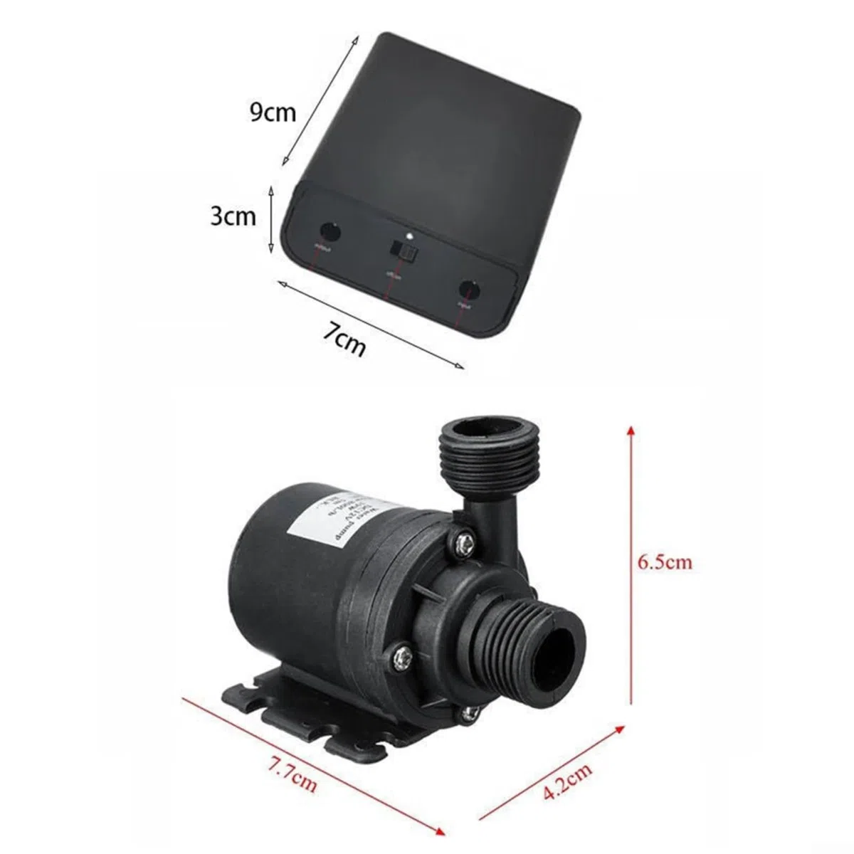 50W 800L/h Pannello Solare Pompa Acqua Set, Pompa Solare A Basso Rumore Cascata Fontana Pond Pump Kit Tool, Fai da Te Pompa Solare Stagno per Giardino, Bagno Uccelli, Acquario