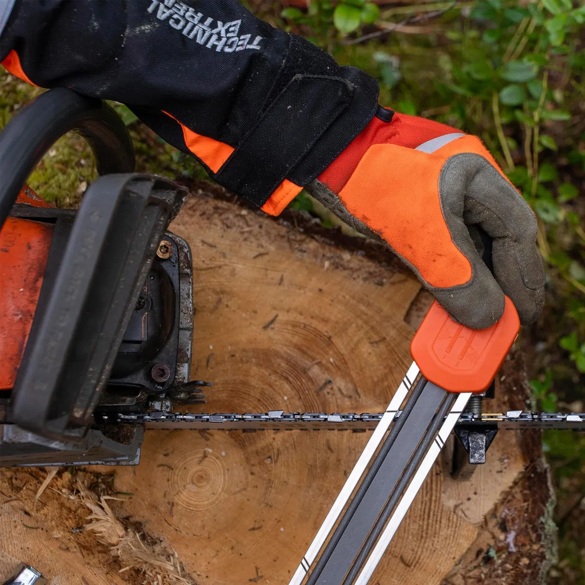 HUSQVARNA - Kit di affilatura 2 in 1 Husqvarna PASSO 3/8 MINI PER AFFILATURA 93- 3/8 MINI - 4,0mm"
