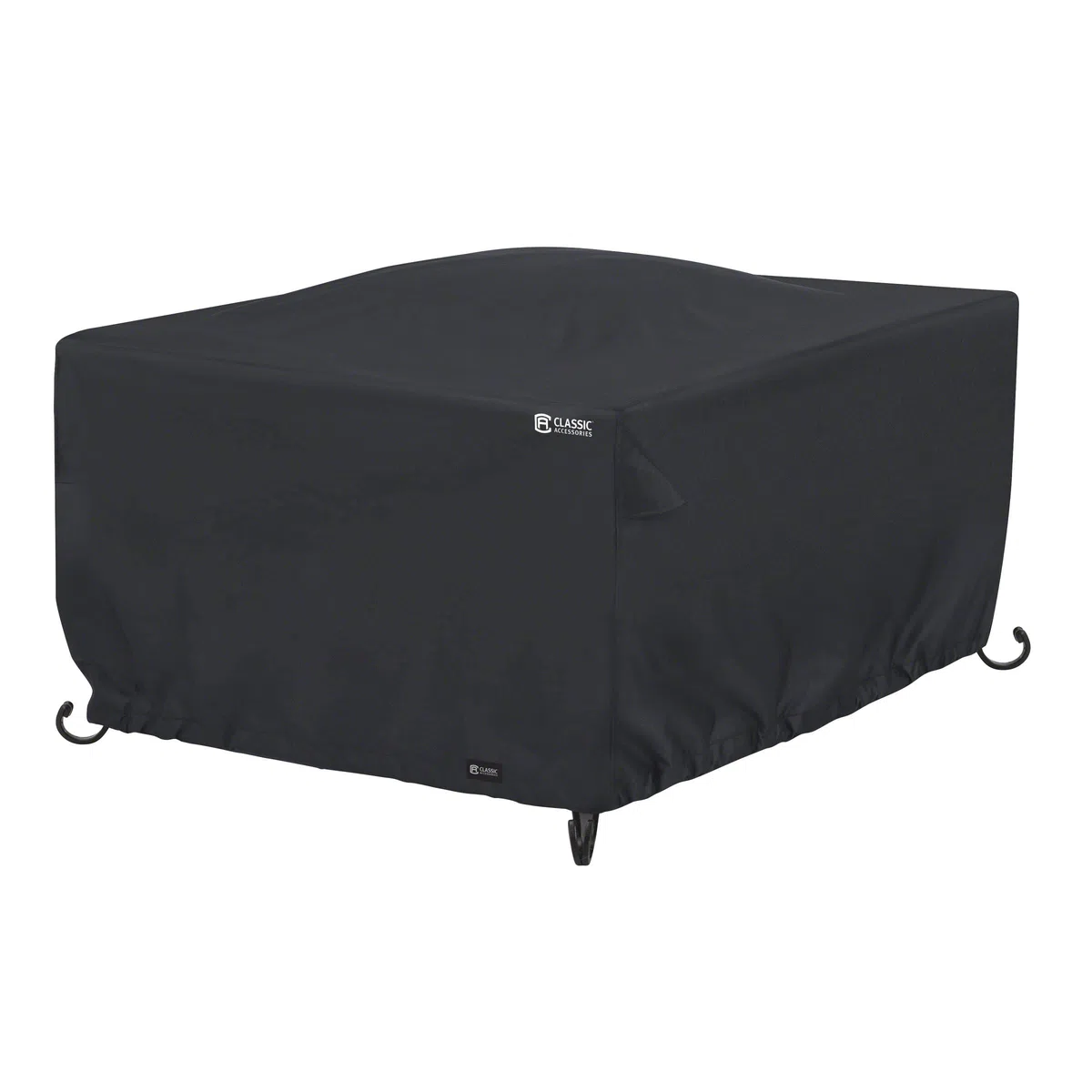 Classic Accessories Copertura per Tavolo con braciere Quadrato, Nera