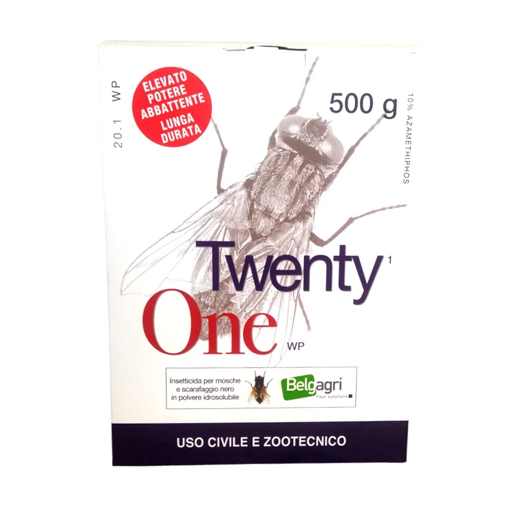 Twenty One 500g - insetticida per mosche in polvere