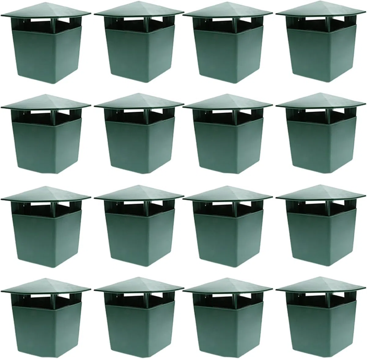 16 Trappole per Lumache Ecologiche con Birra – Cattura Lumache e Chiocciole, Sicure per Bambini e Animali Domestici, Plastica Resistente per Giardino Orto Fiori