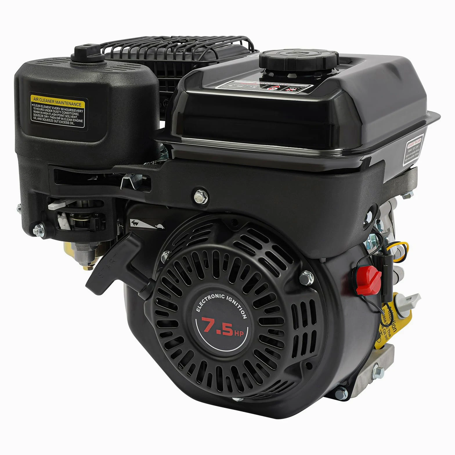 Motore a 4 tempi 7,5 CV Benzina, motore fisso, motore industriale, motore per kart, motore Go Kart, motore di ricambio, motore di trasmissione, motore per carichi pesanti, raffreddamento ad aria, per