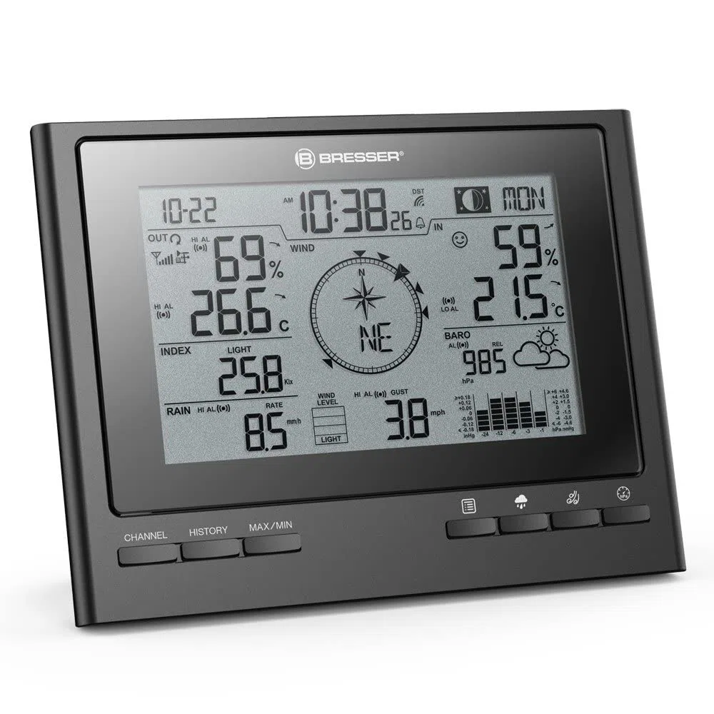 Base aggiuntiva BRESSER per stazione meteorologica ClimateScout 7003100 nero