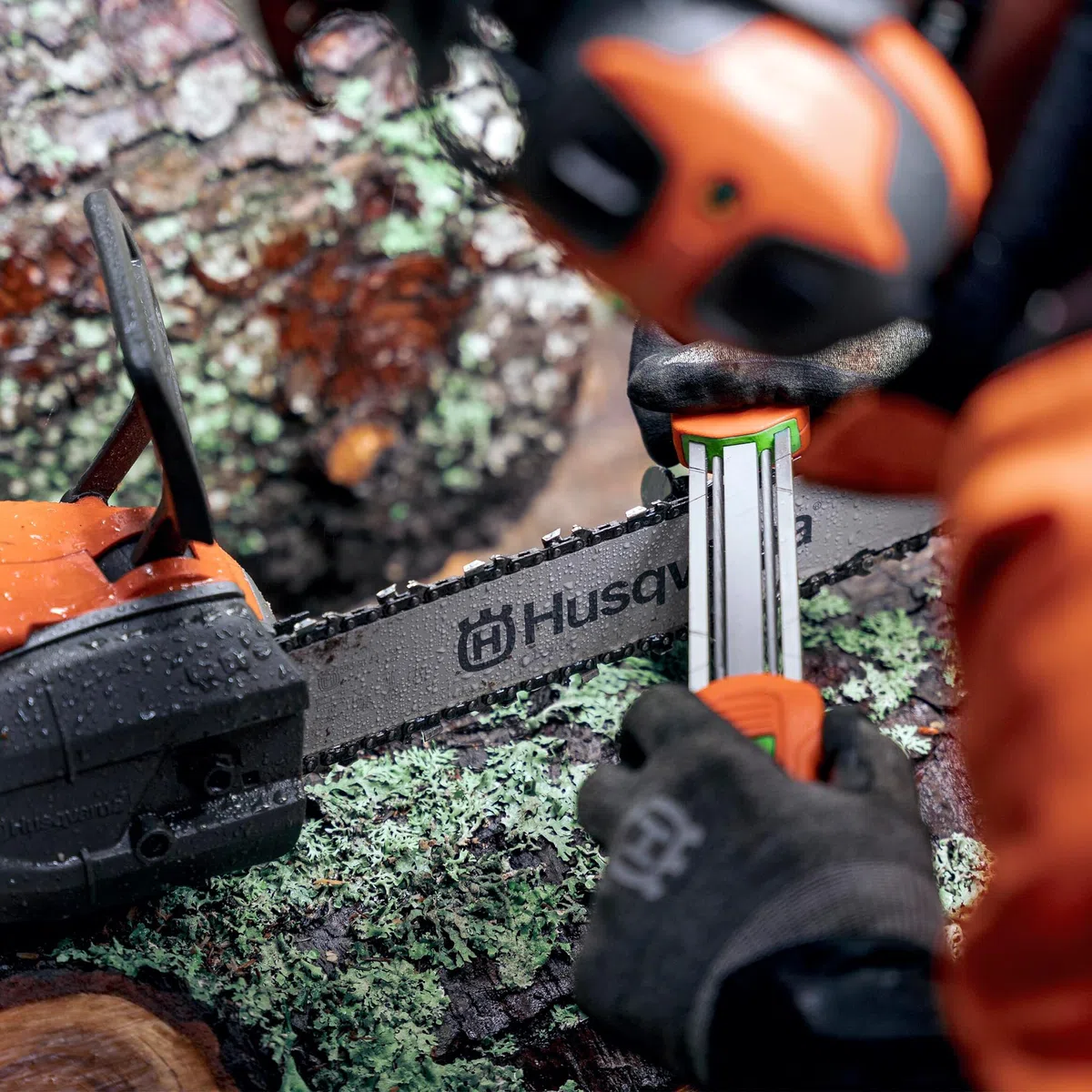 HUSQVARNA - Kit di affilatura 2 in 1 Husqvarna PASSO 3/8 MINI PER AFFILATURA 93- 3/8 MINI - 4,0mm"