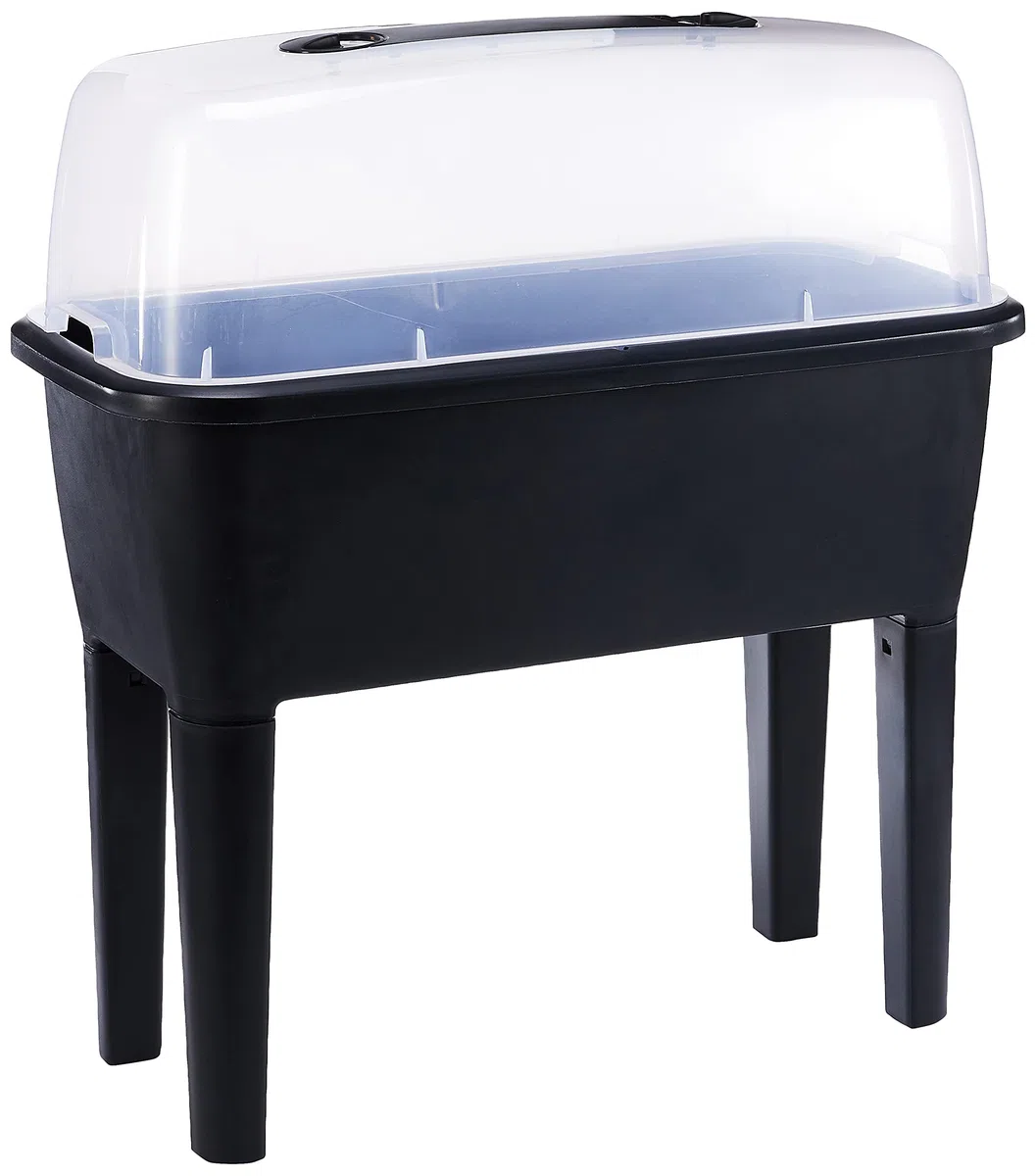 Giardino urbano con serra da 52 litri in polipropilene 77 x 38 x 82 cm antracite