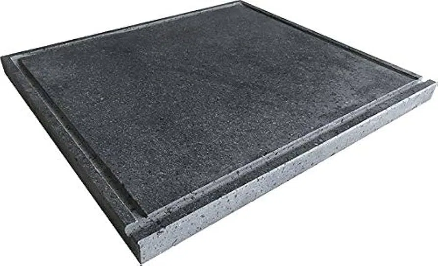 PIETRA LAVICA OLLARE LAVA SAPONARIA per BARBECUE BBQ 2cm TUTTE LE MISURE 2 cm (50 x 30 cm 02)
